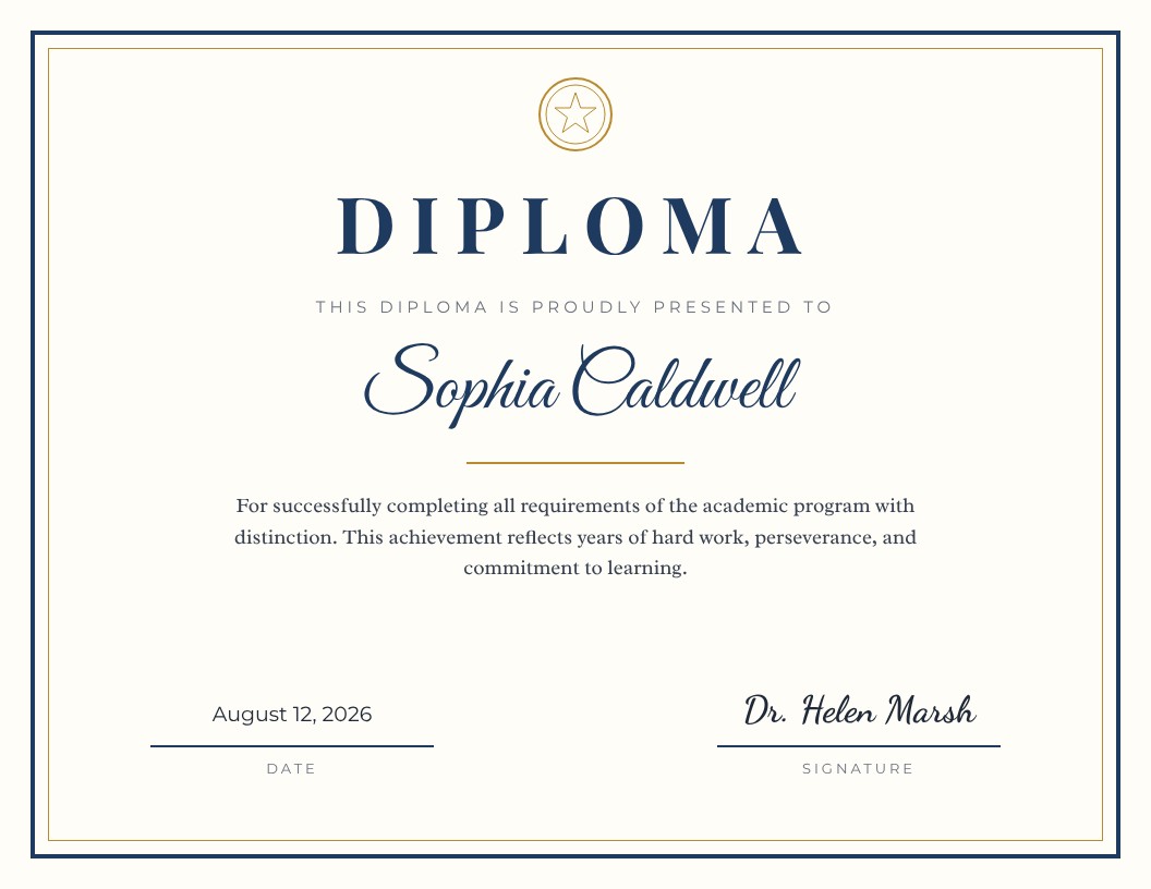 free diploma maker preview